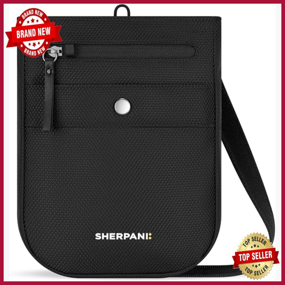 Small Anti-Theft Crossbody Bag, Recycled Polyester, Travel Shoulder Bag
